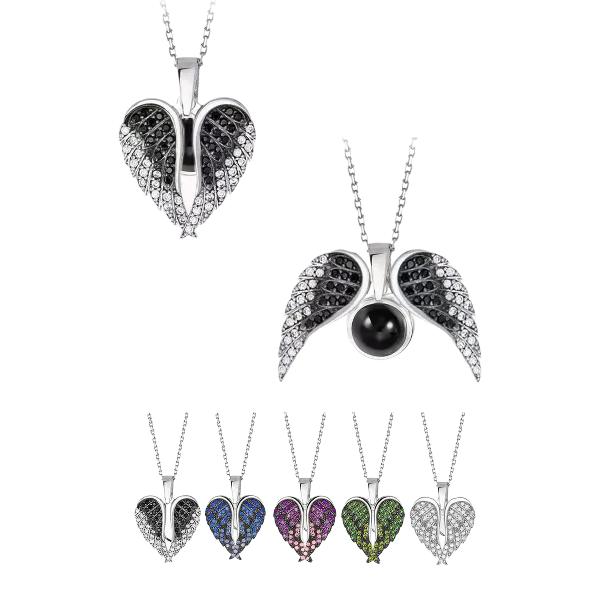 Collar Alas de Ángel con tu Foto