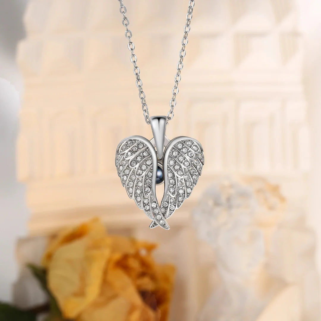 Collar Alas de Ángel con tu Foto